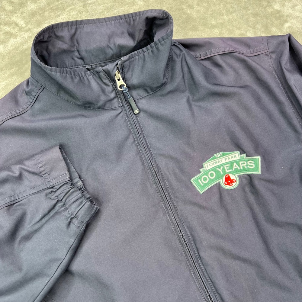 Cutter &‎ Buck Boston Redsox Fenway Park 100 Years CB WindTec Jacket Mens M Navy